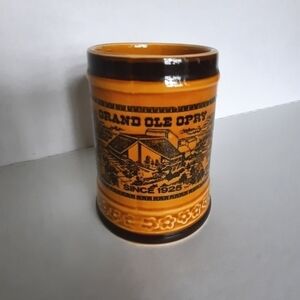 Grand Ole Opry Vintage Souvenir Mug 10 oz brown